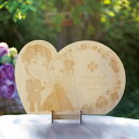 木の似顔絵 ロイヤルクローバープレゼント 結婚式 ギフト お祝い 披露宴 ウェディング ウエルカムスペース ナチュラル&カジュアル