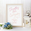 15日限定ポイント最大10倍★グラフィック ウェルカムボード(フラミンゴ グラデーション)結婚式 ギフト お祝い 披露宴 ウェディング ウェルカムスペース