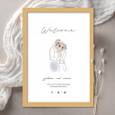 15日限定ポイント最大10倍★グラフィック ウェルカムボード(ニュアンセスアート アモール)結婚式 ギフト お祝い 披露宴 ウェディング ウェルカムスペース
