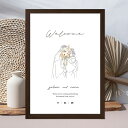30日限定ポイント最大10倍★グラフィック ウェルカムボード(ニュアンセスアート エバー)結婚式 ギフト お祝い 披露宴 ウェディング ウェルカムスペース