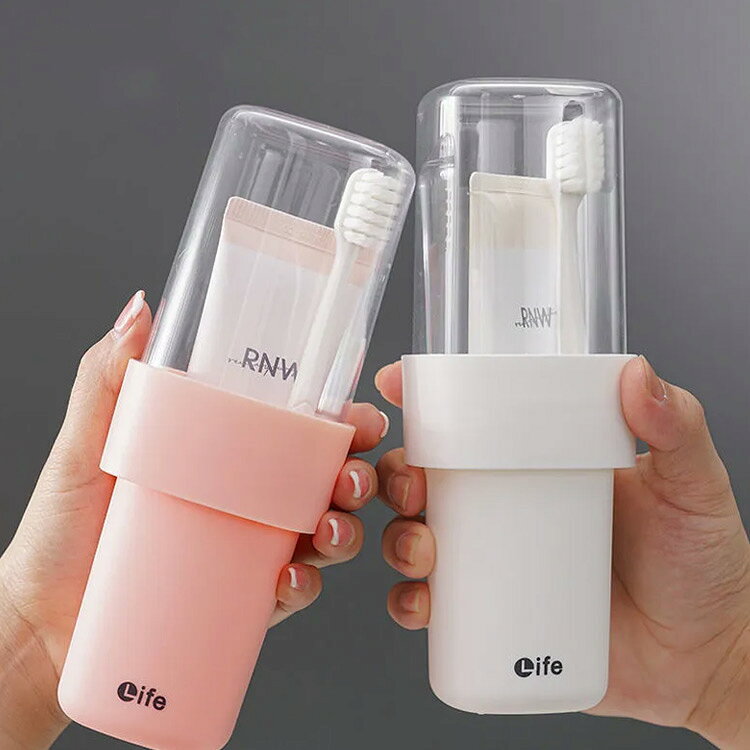 うがいコップ 旅行歯ブラシケース 歯磨きコップ 歯ブラシコップ はみがきコップ 洗面用品 コップ カップ 歯磨き用コップ 旅行コップ キャンプ アウトドア シンプル おしゃれ 日用品 生活雑貨 家族 ファミリー 携帯用 pica-holic-10001416 Picaholic サンプル画像2
