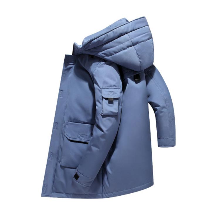 厚手 ダウンコート コート メンズ ダウン 2XL 冬服 40代 保温 50代 防風 ジャンパー 防寒 アウター ジップアップ 大きいサイズ 20代 30代 ダウンジャケット フード付き M L XL ロングダウン