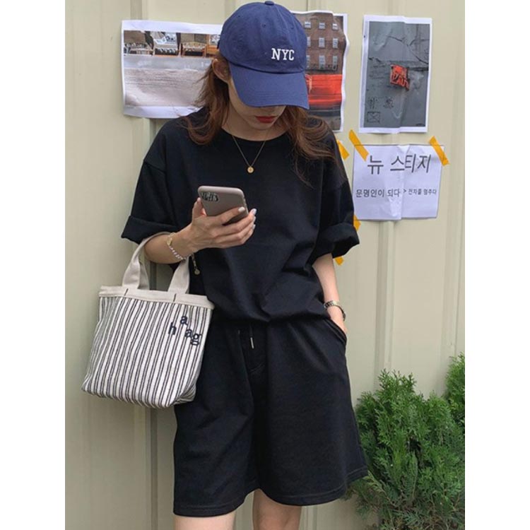 2点セット セットアップ Tシャツ パンツ レディース カジュアル 短パン ルームウェ...