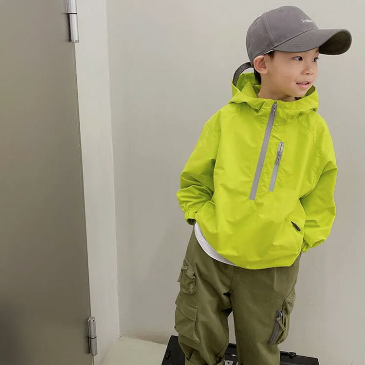 ウィンドブレーカー プルオーバーパーカー 男の子 ボーイズ 春服 秋服 春秋 ジャケット アウター ジャンパー マウンテンパーカー ブルゾン 裏メッシュ 110cm 120cm 130cm 140cm 150cm 160cm 通学 幼稚園 韓国 子供服 送料無料