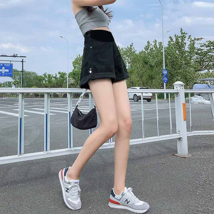春夏 パンツ マタニティ デニムパンツ ジーンズ ジーパン ショートパンツ 美脚 アメカジ 大人 ビンテージ アジャスター付き ロールアップ かわいい カジュアル XL M L ハーフパンツ 3