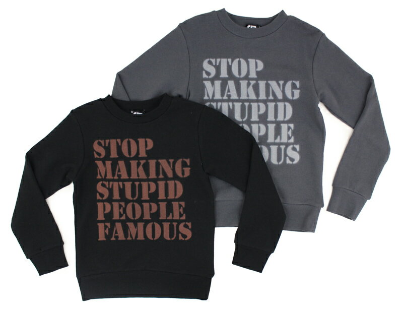 【セール XD　エックスディー】STOP MAKING SWEATSHIRT (100-120)