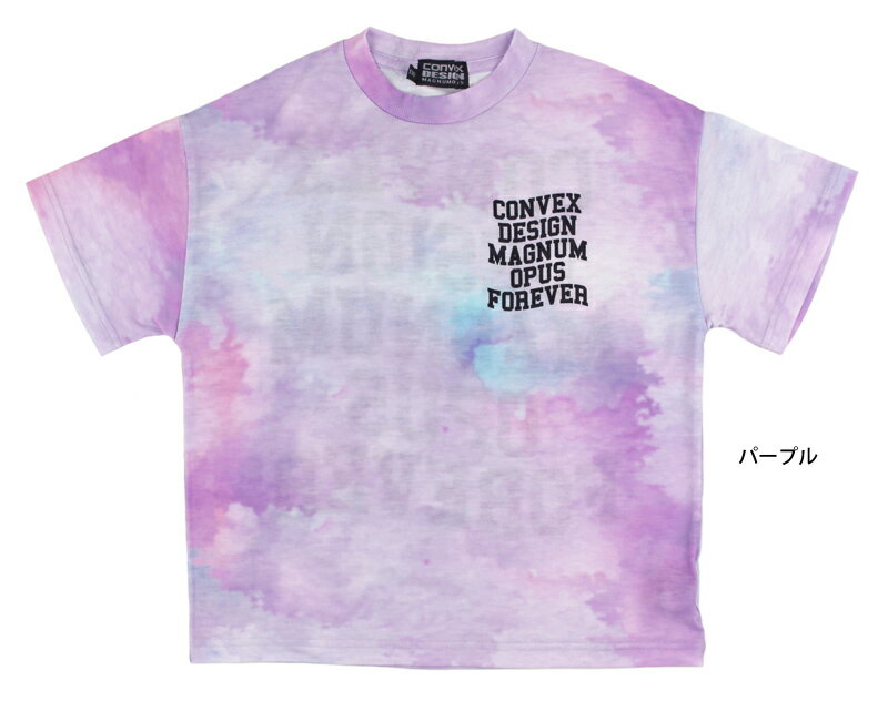 【セール　コンベックス　CONVEX　子供服】タイダイ総柄 WIDE-T (120・140)