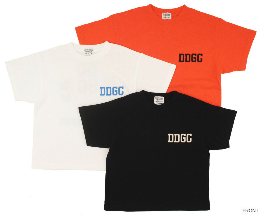 【デニム＆ダンガリー　DENIM DUNGAREE】テンジク DDGC DENOVY SERIES TEE (150-160)【22521483】
