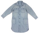 【セール デニム&ダンガリー DENIM DUNGAREE】シャンブレーロングワンピース (120)【772902】(4)