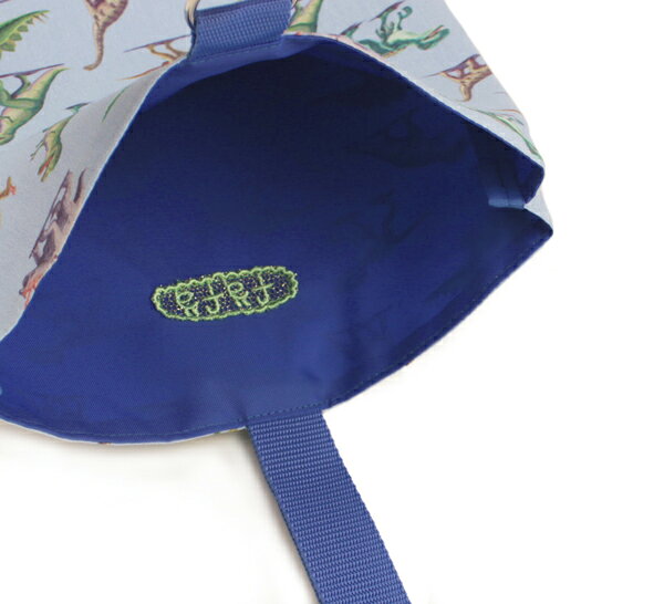 【fafa/フェフェ　シューズポーチ】GOGO (Shoes Pouch)/サックスダイナソーシンプ...