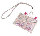 【fafa/フェフェ クリップポーチ】SUNDAE (2WAY CLIP POUCH)/ピンクスワン★限定アイテム/ショルダーストラップ付移動式ポケット