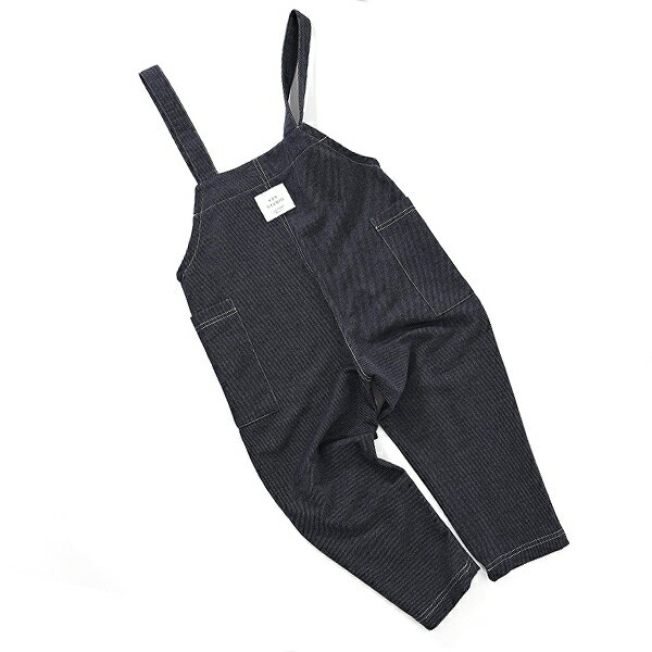 セール【フォブ FOV】ニットデニムサロペット (M-XL/110-160)【614204】