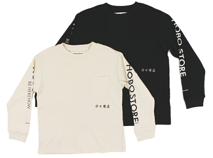 テンジク HOBO STORE L/S TEE (130-140・02)