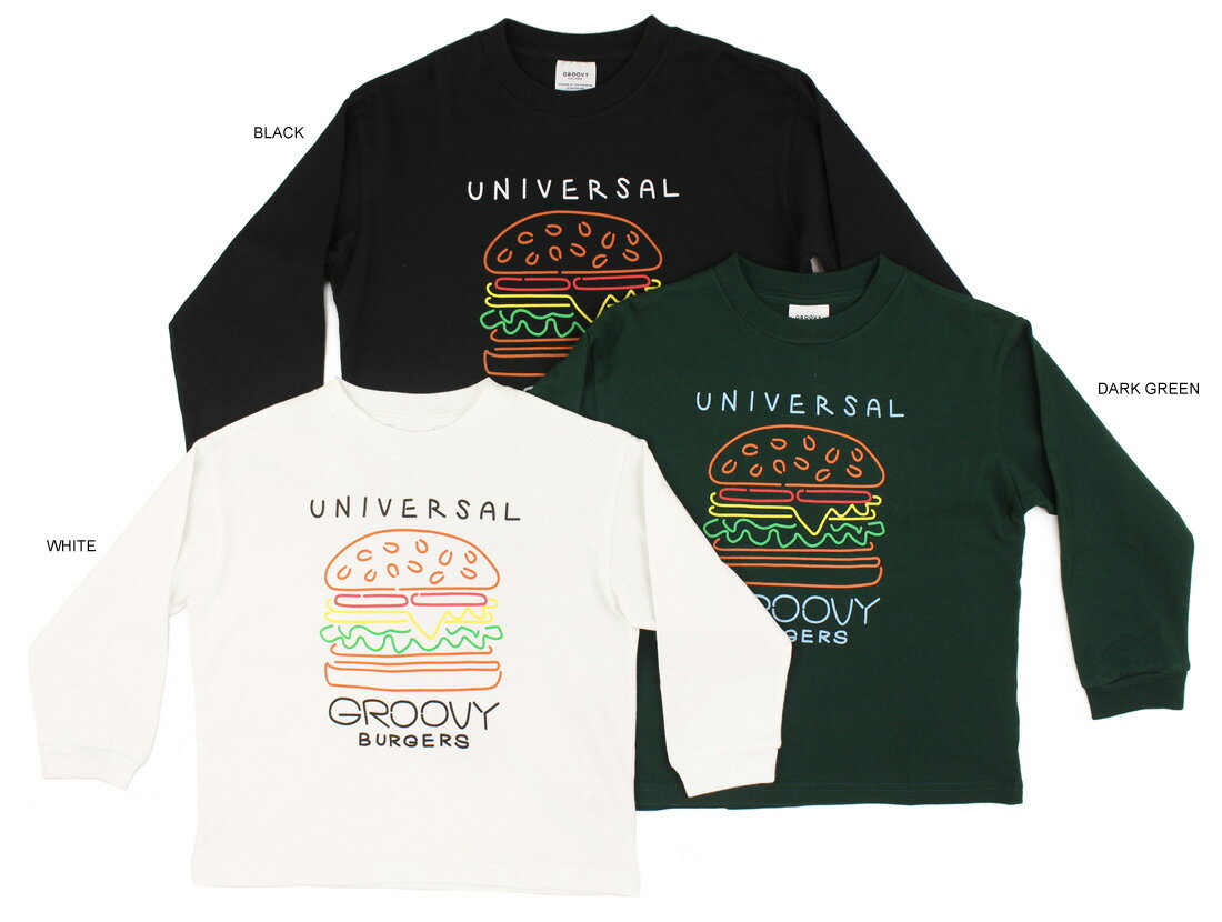 テンジク NEON BURGER L/S TEE (130-140)