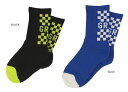 【セール グルーヴィーカラーズ GROOVY COLORS】GROOVY チェッカーフラッグ SOX (M-L/19-24cm)【42480004】