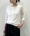 [期間限定30%OFF《27日(金)01:59まで》PICCIN 接触冷感シェルボタンカーディガン 16ゲージ コットン アセテート レディース カーディガン ...