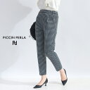 PICCIN PERLA 【セットアップ可能】ハート柄センタープレスパンツ レディース パンツ センタープレス ハート柄