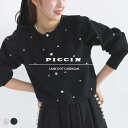 [期間限定20%OFF《27日(金)01:59まで》PICCIN 【WEB限定】ラメドットカーディガン レディース トップス カーディガン ドット ラメ糸 リブ...