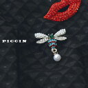 PICCIN ブローチ(Bee) レディース アクセサリー ブローチ コサージュ モチーフ ハチ ブルー