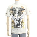 Red Monkey レッドモンキー メンズ Tシャツ 半袖 68 TOUR OFFWHITE RMLA001 OFFWHITE オフホワイト ギター プリント...