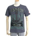 Red Monkey レッドモンキー メンズ Tシャツ 半袖 SEVEN SEAS RDMT100 プリント 刺繍 Navy ネイビー メンズファッション トッ...