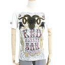 Red Monkey レッドモンキー メンズ Tシャツ 半袖 SAN FRAN 69 RDMT105 プリント 刺繍 ホワイト メンズファッション メンズファッ...
