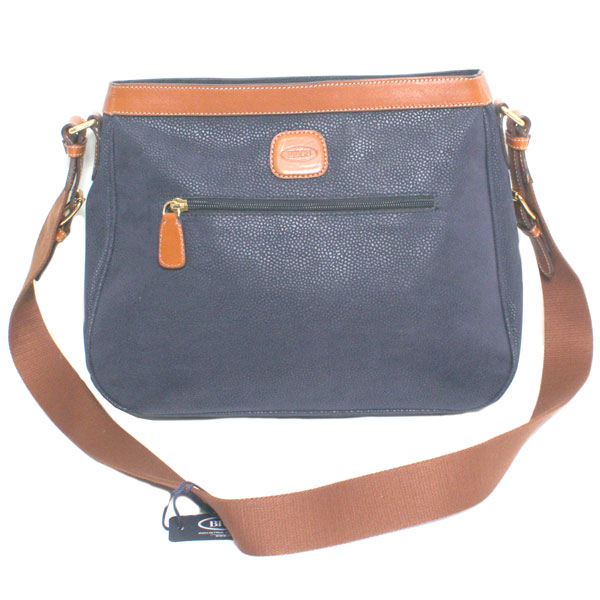 【送料無料】BRIC 039 S ブリックス メンズ LIFE SHOLDER BAG BLF02698.698 ライフ マイクロスエード ショルダーバッグ BLUE ネイビー イタリア