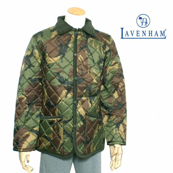 【楽天市場】【送料無料】LAVENHAM ラベンハム メンズ DENHAM デンハム キルティングジャケット カモフラージュ(迷彩)/サンド