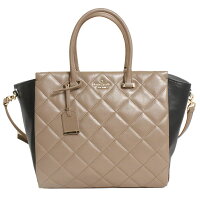 【2015春夏】【新作】katespadeケイトスペードバッグ2WAYショルダーバッグキルティングトートバッグEmersonPlaceHaydenPXRU5578270CLAYオフホワイト斜めがけレザー革クロスボディ