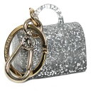 FURLA フルラ キーホルダー キーチャーム 724986 CANDY KEYRING BORSA キャンディバッグ型 COLOR SILVER ラメ入り