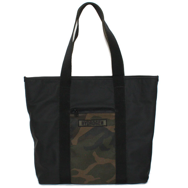 【送料無料】【新品】HYDROGEN ハイドロゲン GUMMY SHOPPING BAG グミーショッピングバッグ EG0010 007 BLACK ブラック カモフラージュ トートバッグ レディース/メンズ/ユニセックス