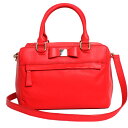 ケイトスペード kate spade ケイトスペード バッグ 2WAY ショルダーバッグ トートバッグ リボン RENNY DRIVE ASHTON PXRU5541 615 GERANIUM ゼラニウム 斜めがけ レザー 革 クロスボディ