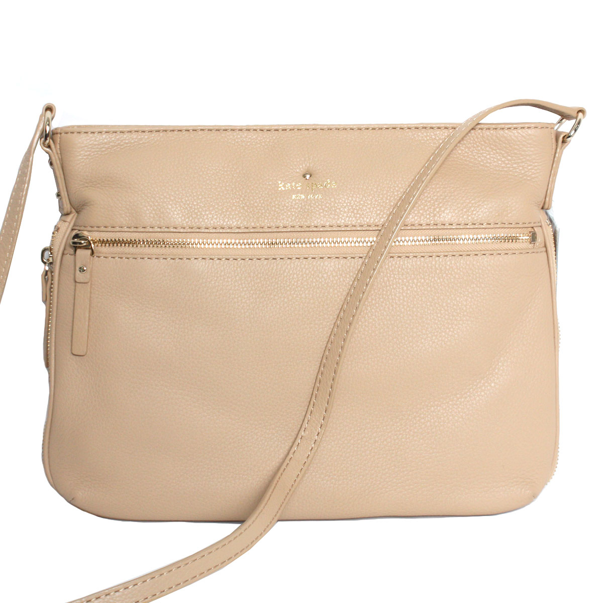 ケイトスペード　ポシェット 【新品】【送料無料】ケイトスペード kate spade ショルダーバッグ COBBLE HILL DARBY PXRU3178-260 ベージュ レディース 斜めがけ レザー 革