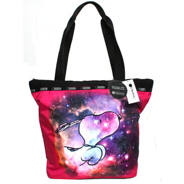 【スヌーピー】LeSportsac レスポートサック レディース ナイロン トートバッグ HAILEY TOTE ヘイリートート 3247-G085 GALAXY TOTE ギャラクシートート