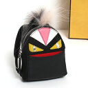 【新品】【新作】【送料無料】FENDI フェンディ バッグチャーム BAG BUGS バックパックチャーム 7AR4575PPF0X93 ブラック モンスター