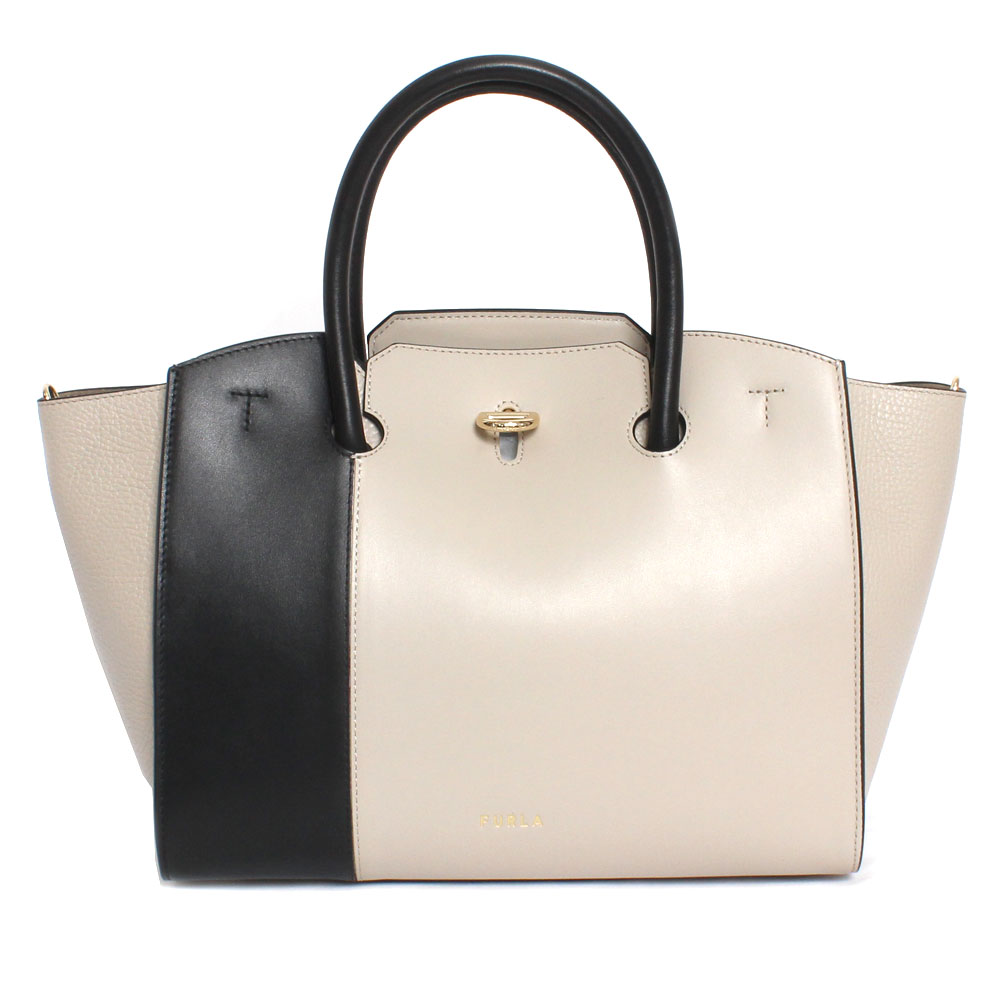 FURLA GENESI 2WAYトートバッグ M WB00811 BX2292 2518S FULLMOON+NERO