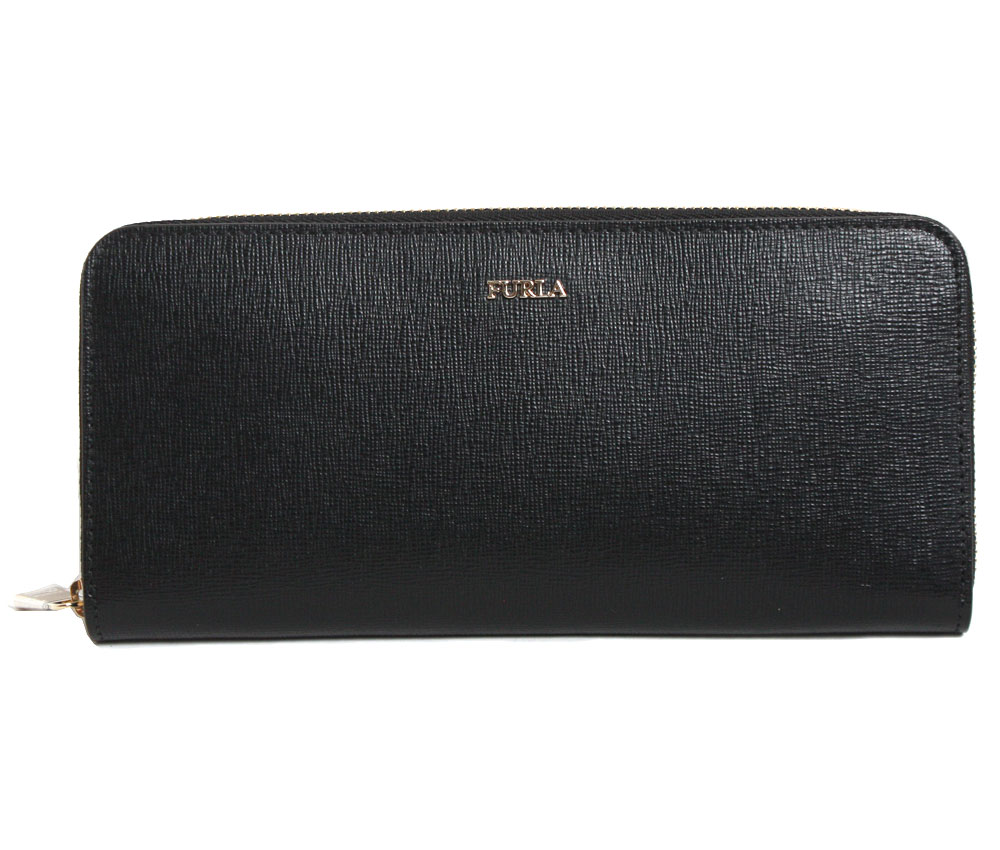 フルラ 革財布 レディース 【花柄】FURLA フルラ ZIP AROUND ラウンドファスナー長財布 　1025475 P PBR5 B30 BABYLON ONYX-TONI GESSO ブラック フラワー マルチカラー【楽ギフ_包装】