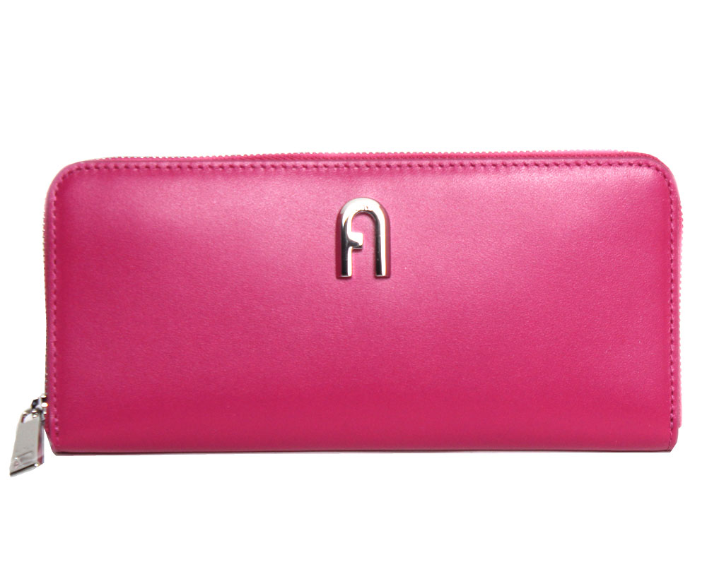 FURLA フルラ ラウンドファスナー長財布 スリム WP00161 AX0733 0836S FURLA MOON PEONIA FUXIA