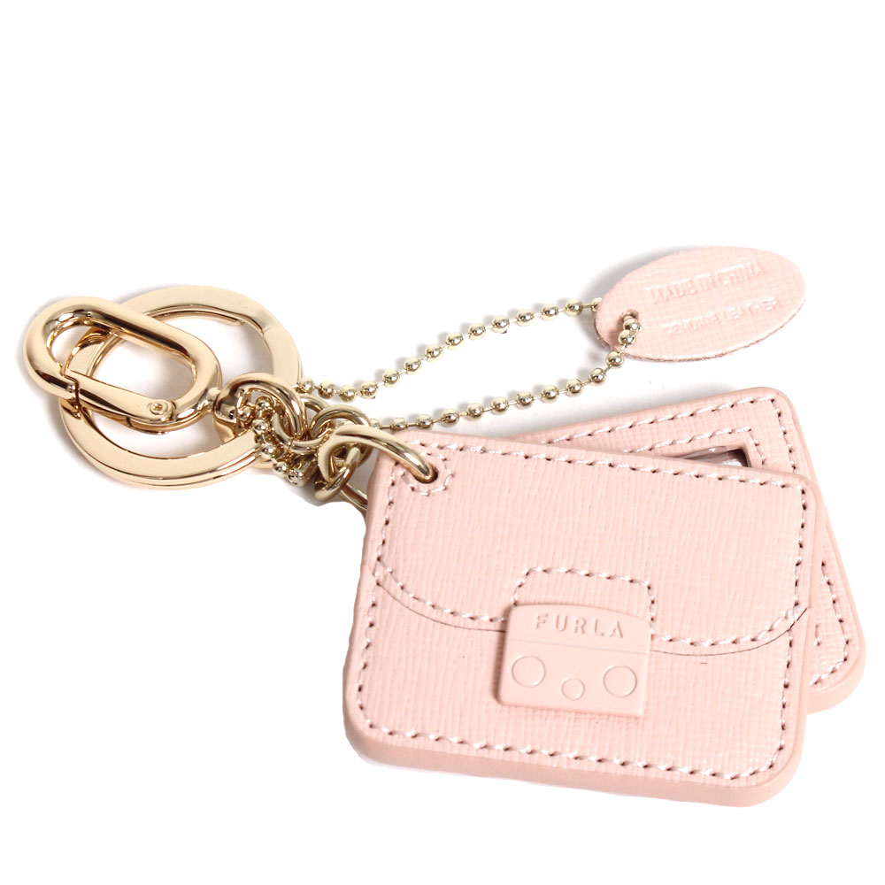 フルラ 手鏡・ハンドミラー FURLA フルラ キーホルダー バッグチャーム FURLA VENUS WR00016 1BR00 CANDY ROSE ミラー