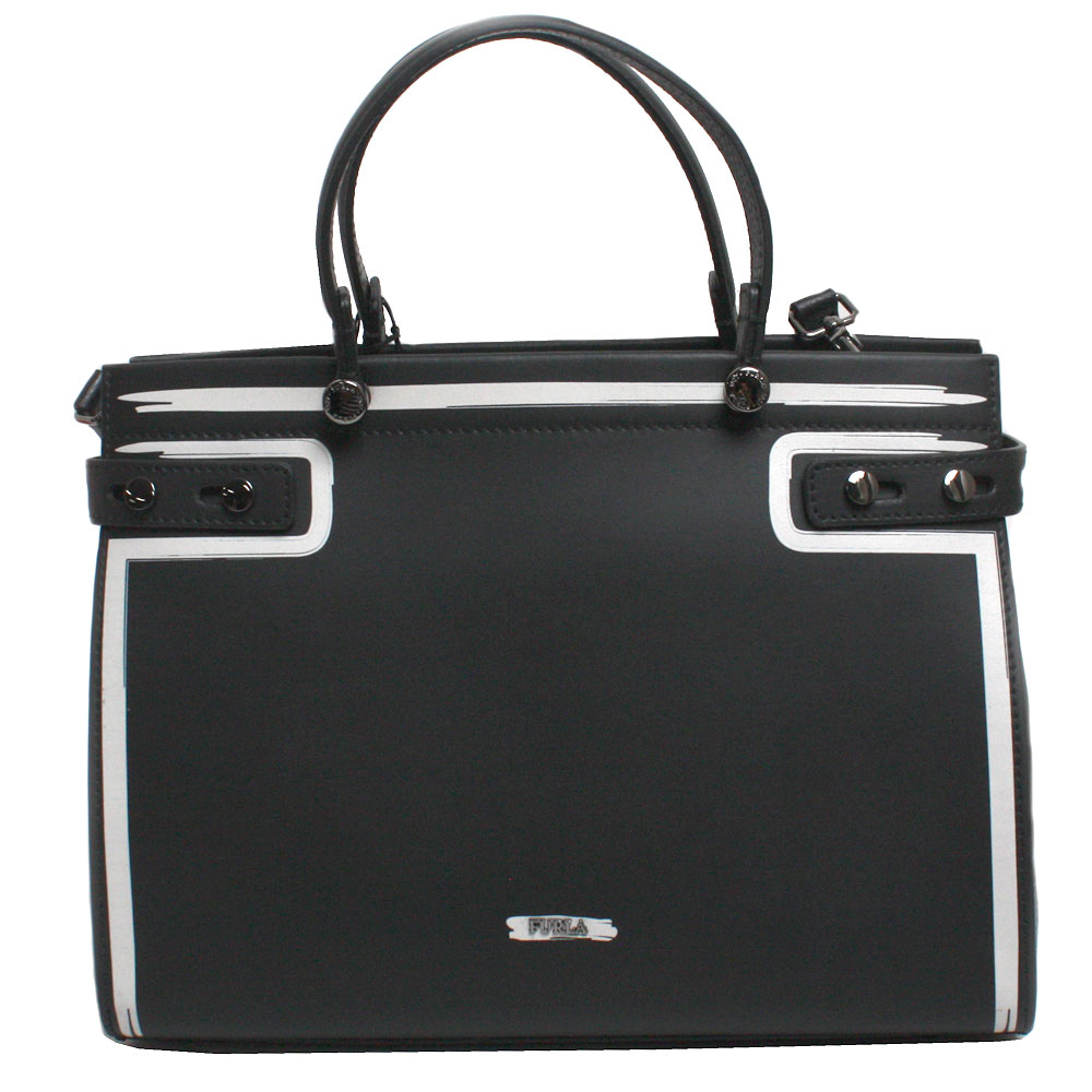 FURLA フルラ 2WAYハンドバッグ トートバッグ M レディース 1033906 B BVX6 T67 LADY M ONYX+GESSO