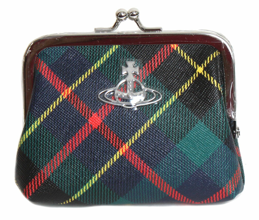 【送料無料】Vivienne Westwood ヴィヴィアンウエストウッド コインケース 小銭入れ　DERBY FRAME COIN CASE 52010005 31839 O102 HUNTING TARTAN