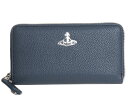 【送料無料】Vivienne Westwood ヴィヴィアンウエストウッド ラウンドファスナーファスナー長財布 JOSEPHINE NEW ZIP ROUND 53020079 01229 K403 BLUE ネイビーブルー【楽ギフ_包装】