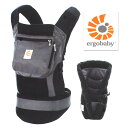 【新品】エルゴベビー ergobaby FOUR POSITION 360 スリーシックスティ BABY CARRIER インファント インサート付き　ベビーキャリア 抱っこ紐 BCIIP00138NL BLACK ブラック