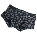 EMPORIO ARMANI エンポリオアルマーニ TRUNK 111389 9A506 61135 トランクス アンダーウエアーBLACK/STONE GREY メンズ【父の日】【ラッピング無料】