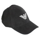 【送料無料】EMPORIO ARMANI エンポリオアルマーニ CAP 帽子 827504 OA523 00020 ベースボールキャップ コーデュロイ イーグル刺繍入り