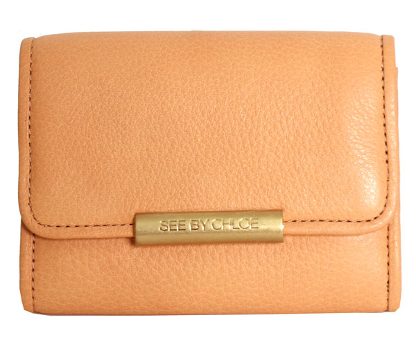 SEE BY CHLOE Х ɥ ޤ HALF WALLET CHERRY ꡼ 9P7391 N106 A24 APRICOT ץꥳåȥ