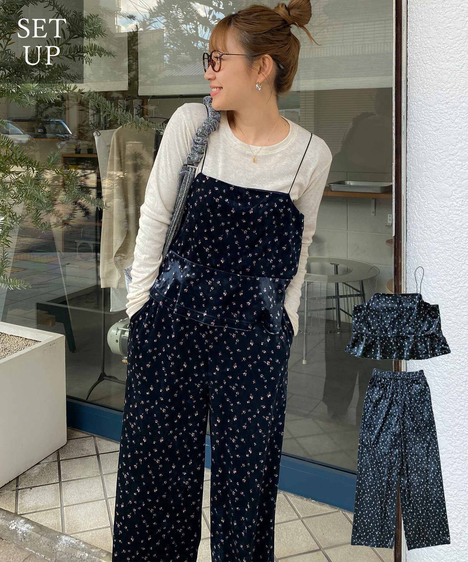 楽天市場】小花柄(オールインワン・サロペット|レディース 楽天市場】小花柄(オールインワン・サロペット|レディース