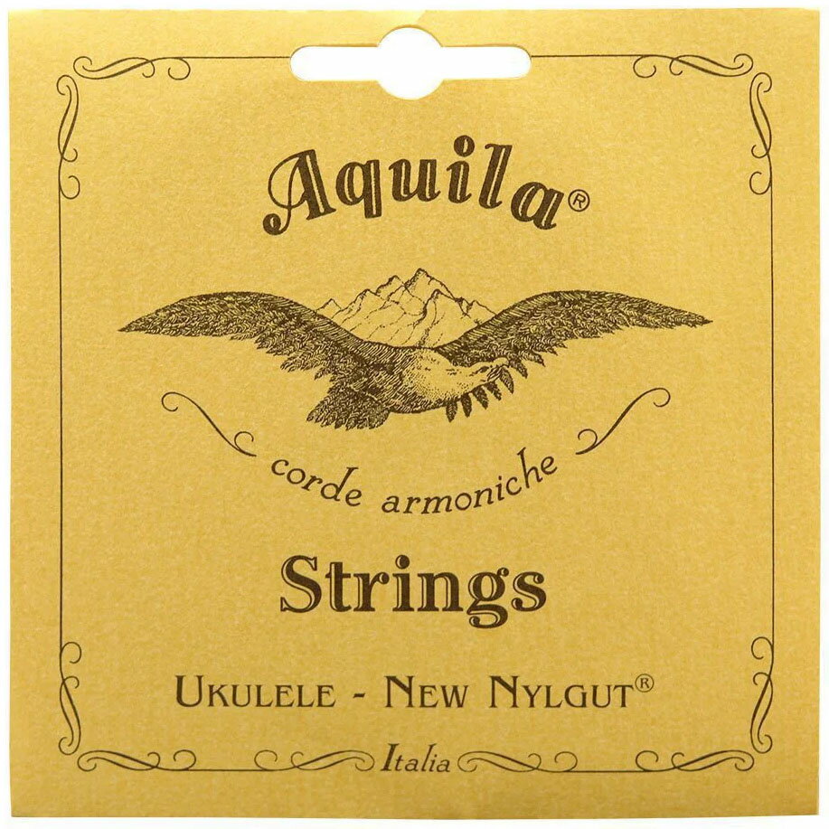 Aquila Nylgut（ナイルガット）弦はガット弦に近いサウンドと高い耐久性で一部のファンの間ではすでに高い評価を受けています。 Nylgutはサスティーンが長く、倍音に富み、ガット弦の弱点である温度変化による音程の狂いや切れやすさなどを克服したハイグレードの弦です。 コンサート用、LOW-G