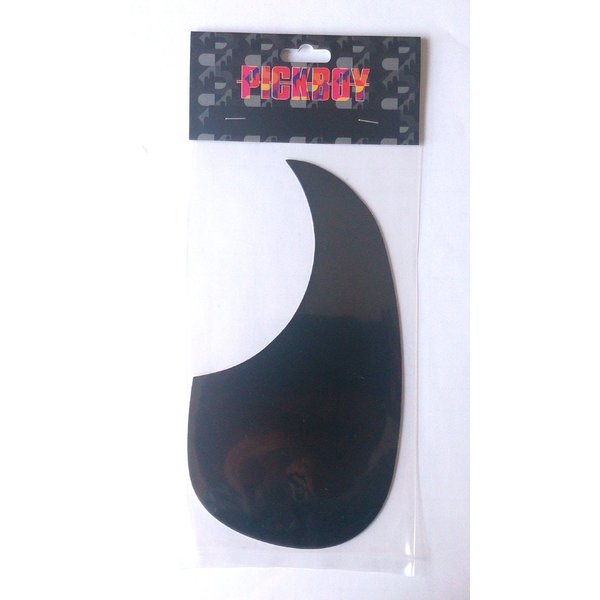 ピックボーイ　PICK-GUARD BLACK ピックガード 貼付けタイプのピックガードです。 カラー:ブラック