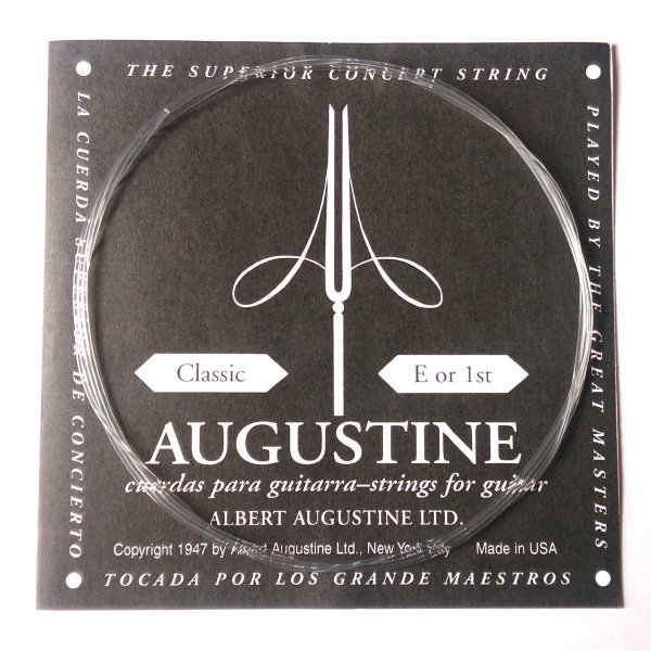 Augustine[オーガスチン]クラシックギター弦　ブラック　1弦